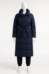 Women's Belted Duvet Puffer Jacket