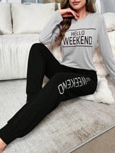 Comfy Letter Print Pajama Set – Women’s Soft Loungewear Co-Ord Set