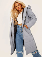 Longline Full Sleeve Gilet Jacket – Women’s Puffer Coat