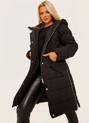 Longline Full Sleeve Gilet Jacket – Women’s Puffer Coat