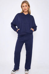Bomber Style Fleece Zipper Suit – Women’s Cozy Tracksuit Set