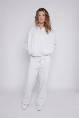 Bomber Style Fleece Zipper Suit – Women’s Cozy Tracksuit Co-Ord