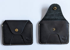 Leather Card Holder – Slim Minimalist Wallet (Design 01)