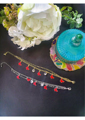 Red Butterfly Charm Bracelet – Women’s Elegant Jewelry Gift