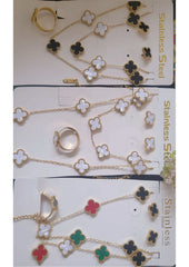 Necklace Ring & Earrings jewellery Set (1set=15AUD)