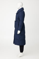 Women's Belted Duvet Puffer Jacket