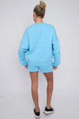 Bomber Style Zip Top & Shorts Set – Women’s Casual Co-Ord Outfit