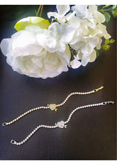 Heart Charm Crystal Tennis Bracelet – Women’s Elegant Jewelry Gift