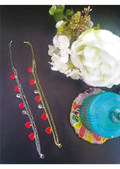 Red Heart Charm Bracelet